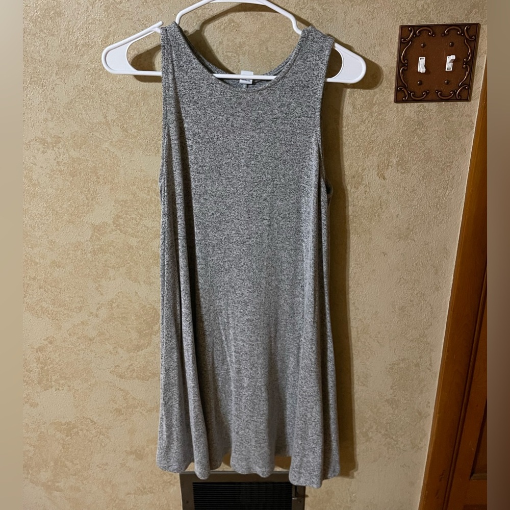 Gray Old Navy T-shirt dress. Size M